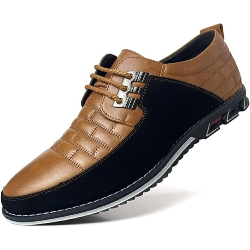 Men’s Oxford Derby Orthopedic Leather Shoes Formal Luxury Business Dress 40/7US
